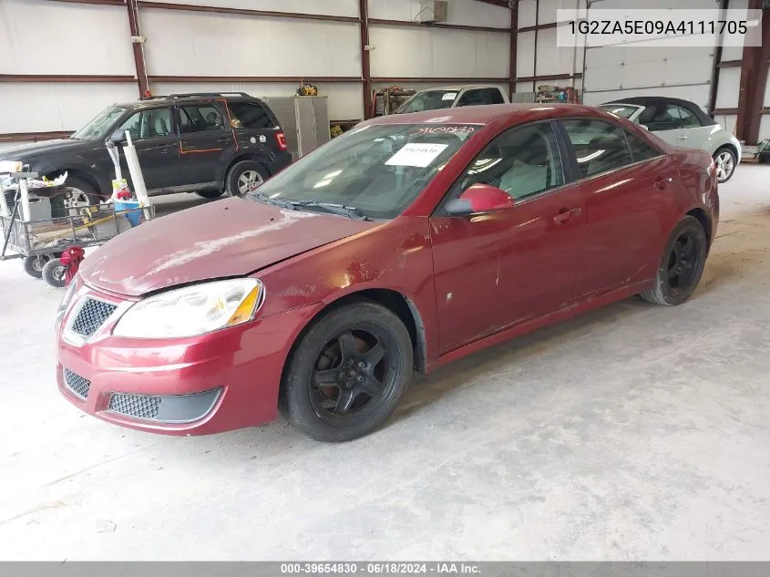 2010 Pontiac G6 VIN: 1G2ZA5E09A4111705 Lot: 39654830