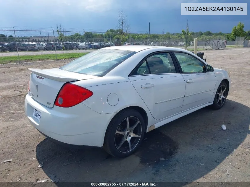 2010 Pontiac G6 VIN: 1G2ZA5EK2A4130145 Lot: 39882755