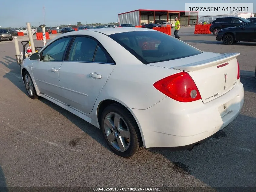 2010 Pontiac G6 VIN: 1G2ZA5EN1A4164331 Lot: 40259513