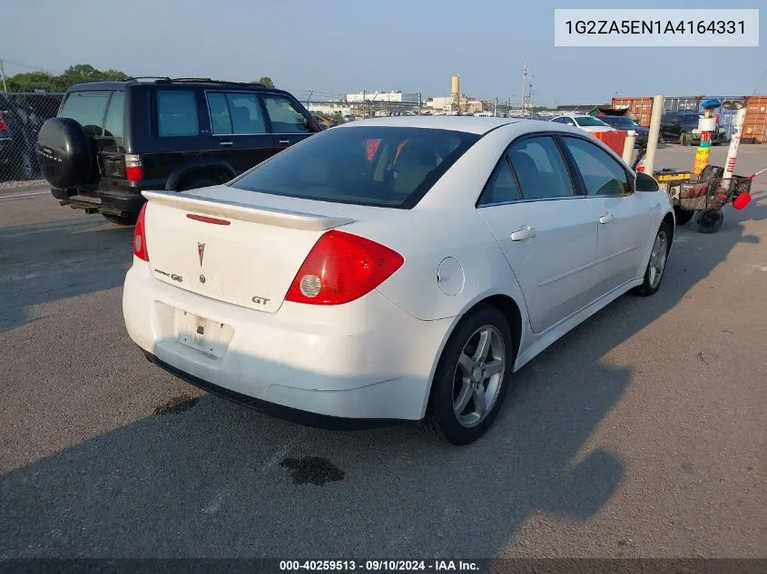 2010 Pontiac G6 VIN: 1G2ZA5EN1A4164331 Lot: 40259513