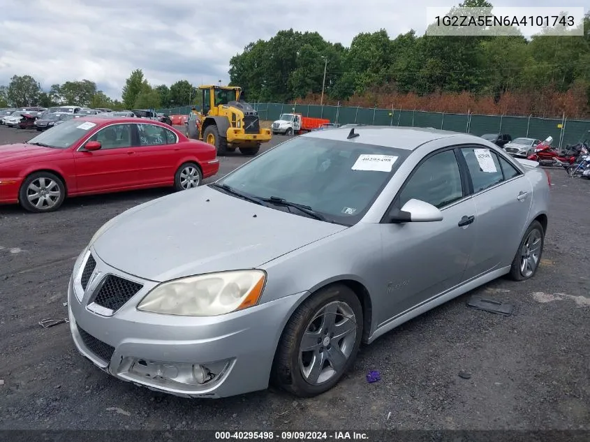 2010 Pontiac G6 VIN: 1G2ZA5EN6A4101743 Lot: 40295498