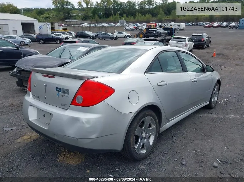 2010 Pontiac G6 VIN: 1G2ZA5EN6A4101743 Lot: 40295498