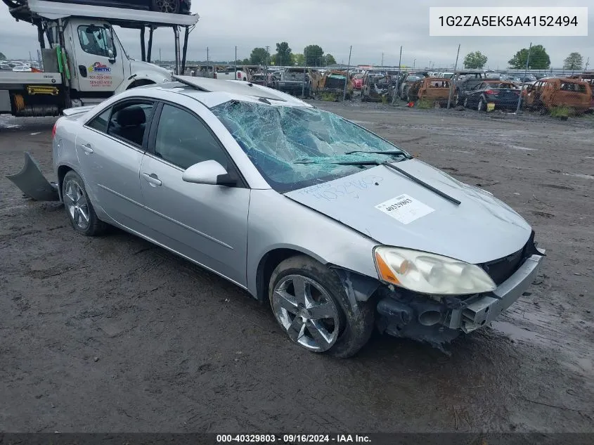 1G2ZA5EK5A4152494 2010 Pontiac G6