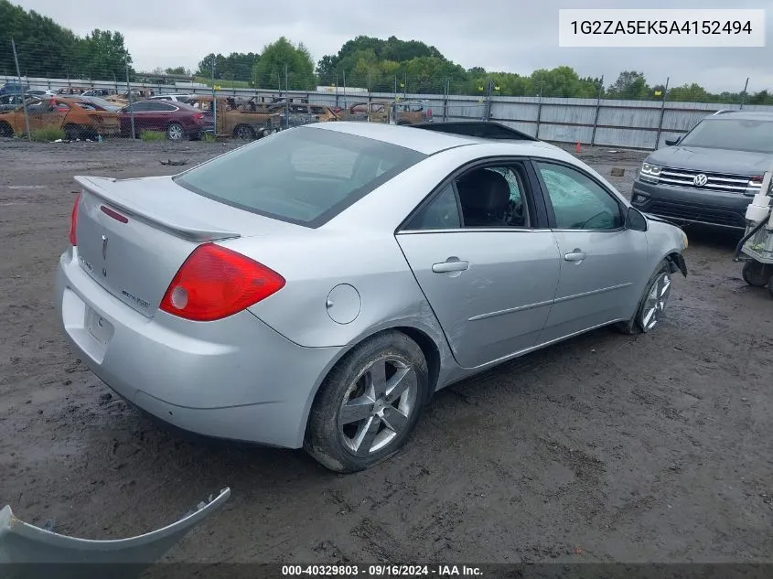 2010 Pontiac G6 VIN: 1G2ZA5EK5A4152494 Lot: 40329803