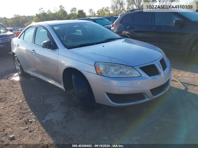 2010 Pontiac G6 VIN: 1G2ZA5E0XA4110109 Lot: 40359402