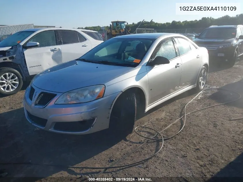 2010 Pontiac G6 VIN: 1G2ZA5E0XA4110109 Lot: 40359402