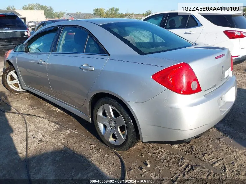 2010 Pontiac G6 VIN: 1G2ZA5E0XA4110109 Lot: 40359402