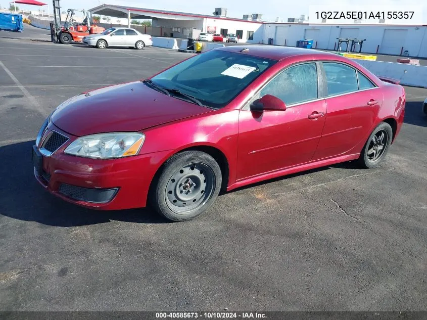 2010 Pontiac G6 VIN: 1G2ZA5E01A4155357 Lot: 40585673