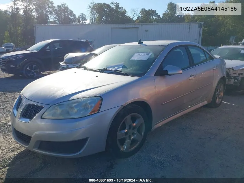 2010 Pontiac G6 VIN: 1G2ZA5E05A4145186 Lot: 40601699