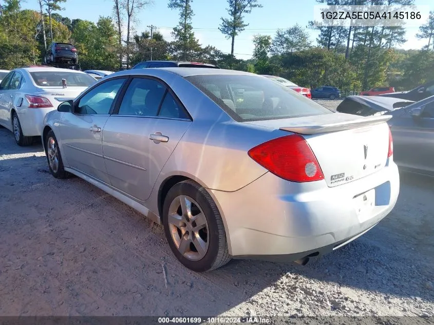 2010 Pontiac G6 VIN: 1G2ZA5E05A4145186 Lot: 40601699