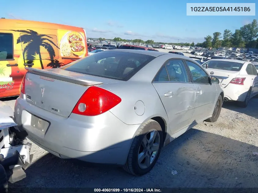 2010 Pontiac G6 VIN: 1G2ZA5E05A4145186 Lot: 40601699