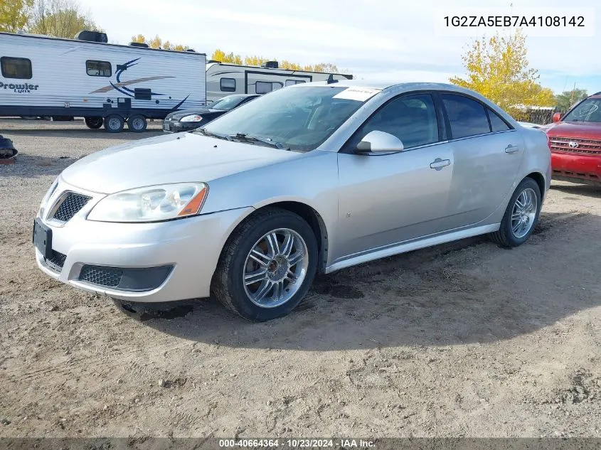 2010 Pontiac G6 VIN: 1G2ZA5EB7A4108142 Lot: 40664364