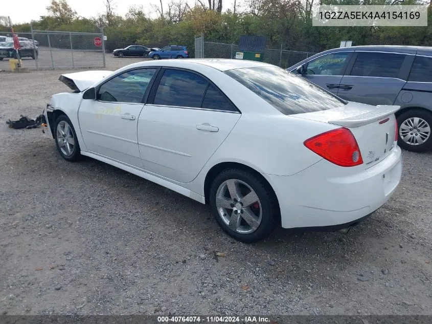 2010 Pontiac G6 VIN: 1G2ZA5EK4A4154169 Lot: 40764074