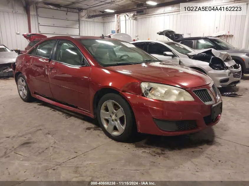 2010 Pontiac G6 VIN: 1G2ZA5E04A4162223 Lot: 40858238