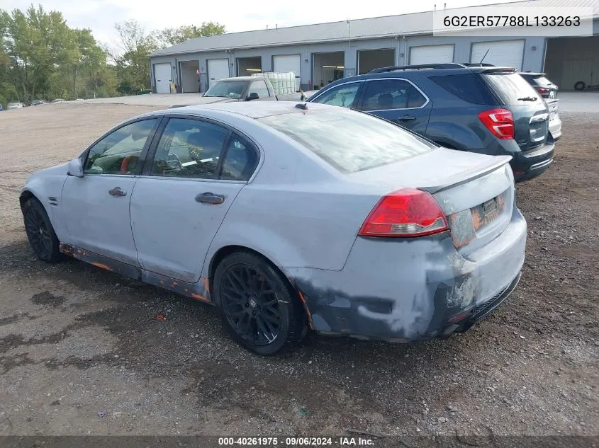 2008 Pontiac G8 VIN: 6G2ER57788L133263 Lot: 40261975