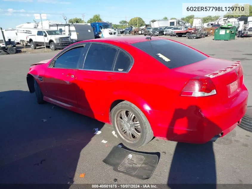 2008 Pontiac G8 VIN: 6G2ER57798L129710 Lot: 40501675