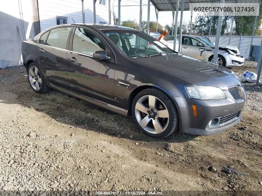 2008 Pontiac G8 Gt VIN: 6G2EC57Y08L127435 Lot: 40879177