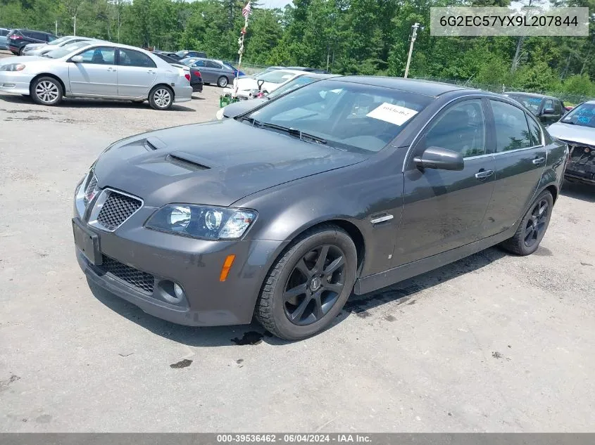 2009 Pontiac G8 Gt VIN: 6G2EC57YX9L207844 Lot: 39536462