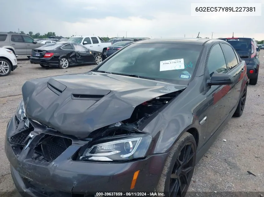 6G2EC57Y89L227381 2009 Pontiac G8 Gt