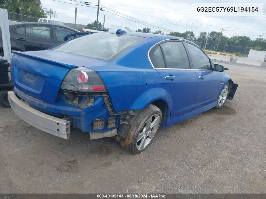 6G2EC57Y69L194154 2009 Pontiac G8 Gt