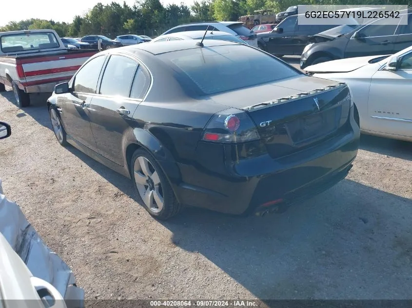 6G2EC57Y19L226542 2009 Pontiac G8 Gt