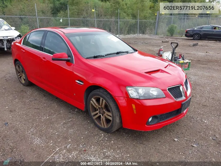 2009 Pontiac G8 VIN: 6G2ER57719L207656 Lot: 40213973