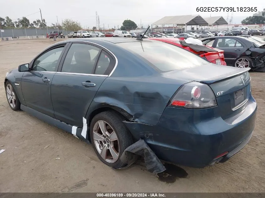 2009 Pontiac G8 Gt VIN: 6G2EC57Y39L182365 Lot: 40396189