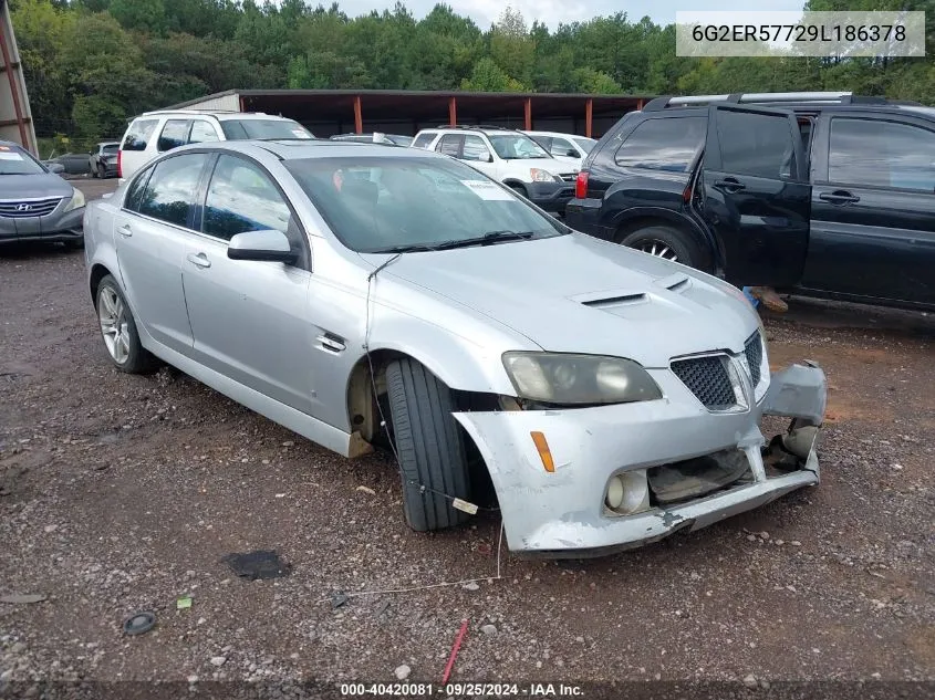 2009 Pontiac G8 VIN: 6G2ER57729L186378 Lot: 40420081