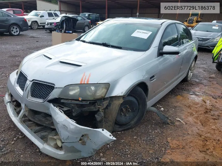 2009 Pontiac G8 VIN: 6G2ER57729L186378 Lot: 40420081