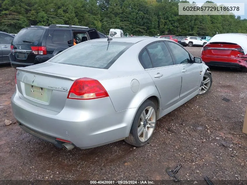 2009 Pontiac G8 VIN: 6G2ER57729L186378 Lot: 40420081