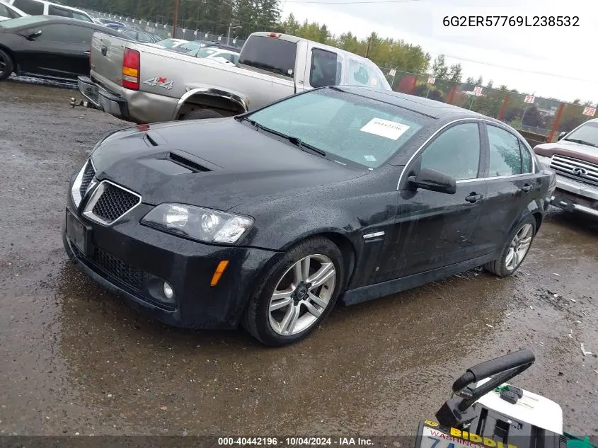 2009 Pontiac G8 VIN: 6G2ER57769L238532 Lot: 40442196