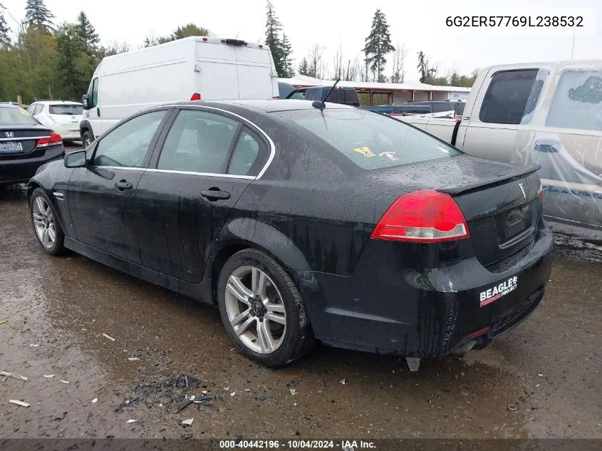 2009 Pontiac G8 VIN: 6G2ER57769L238532 Lot: 40442196