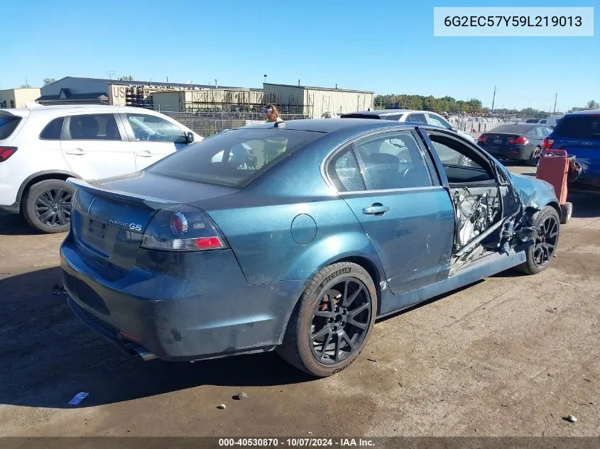 2009 Pontiac G8 Gt VIN: 6G2EC57Y59L219013 Lot: 40530870