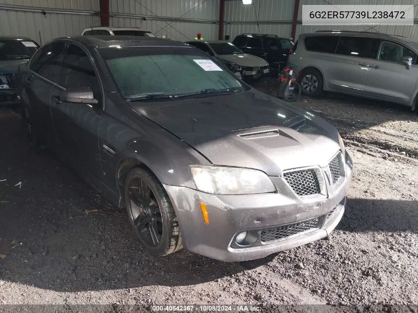 2009 Pontiac G8 VIN: 6G2ER57739L238472 Lot: 40542367