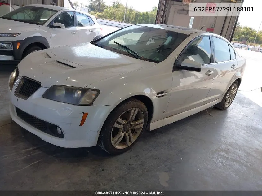 2009 Pontiac G8 VIN: 6G2ER57729L188101 Lot: 40571459