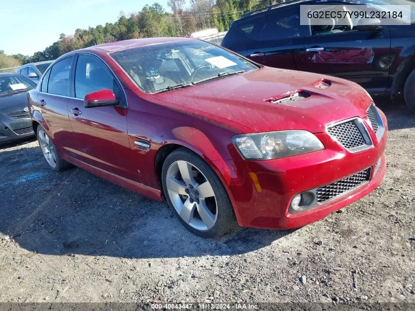 2009 Pontiac G8 Gt VIN: 6G2EC57Y99L232184 Lot: 40843447