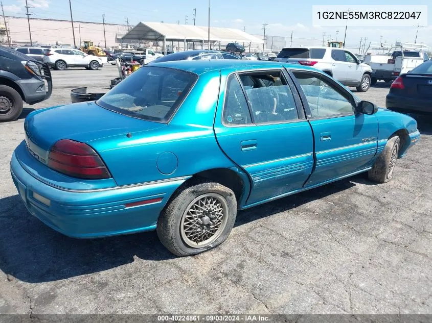 1994 Pontiac Grand Am Se VIN: 1G2NE55M3RC822047 Lot: 40224861