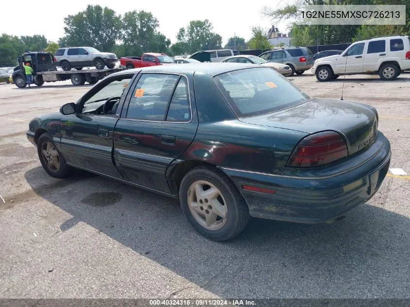 1G2NE55MXSC726213 1995 Pontiac Grand Am Se