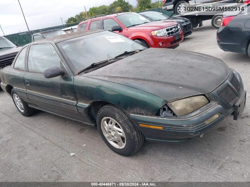 1995 Pontiac Grand Am Se VIN: 1G2NE15D9SM552914 Lot: 40446871