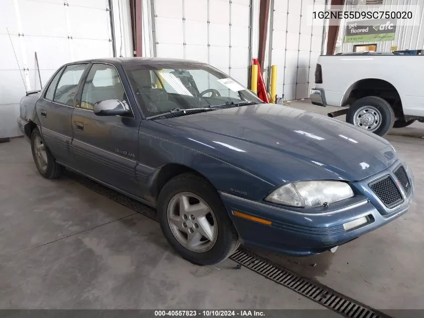 1995 Pontiac Grand Am Se VIN: 1G2NE55D9SC750020 Lot: 40557823