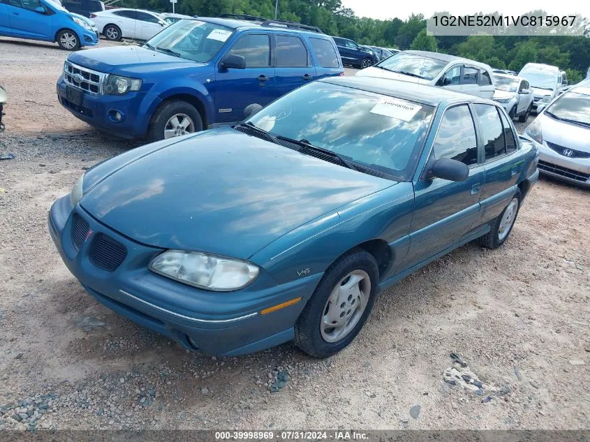 1997 Pontiac Grand Am Se VIN: 1G2NE52M1VC815967 Lot: 39998969