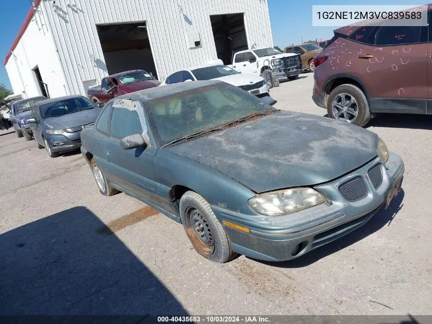 1997 Pontiac Grand Am Se VIN: 1G2NE12M3VC839583 Lot: 40435683