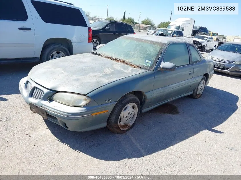 1997 Pontiac Grand Am Se VIN: 1G2NE12M3VC839583 Lot: 40435683