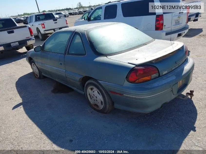 1997 Pontiac Grand Am Se VIN: 1G2NE12M3VC839583 Lot: 40435683