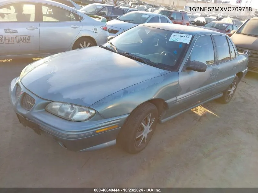 1997 Pontiac Grand Am Se Cmi VIN: 1G2NE52MXVC709758 Lot: 40640444