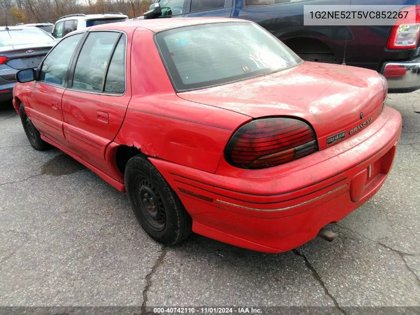 1997 Pontiac Grand Am Se VIN: 1G2NE52T5VC852267 Lot: 40742110