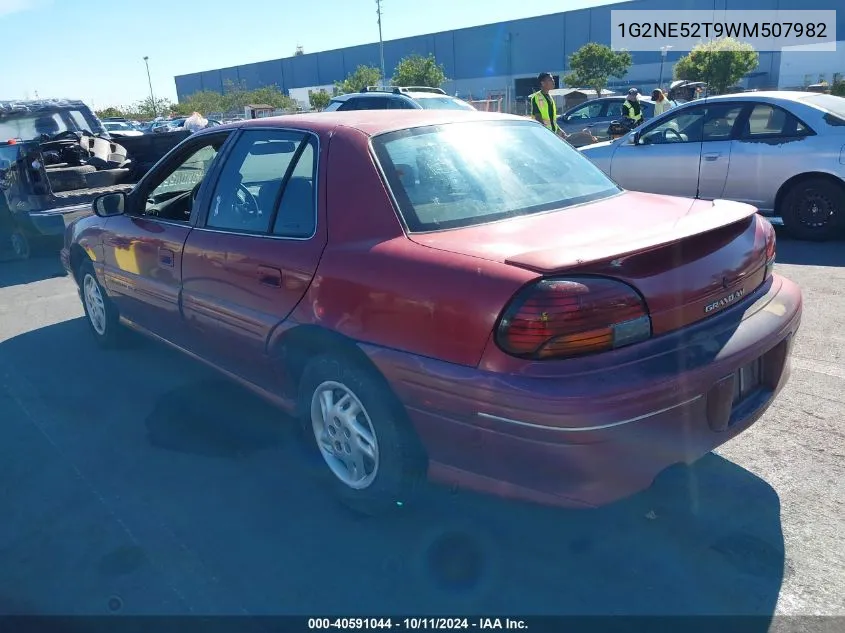 1998 Pontiac Grand Am Se VIN: 1G2NE52T9WM507982 Lot: 40591044