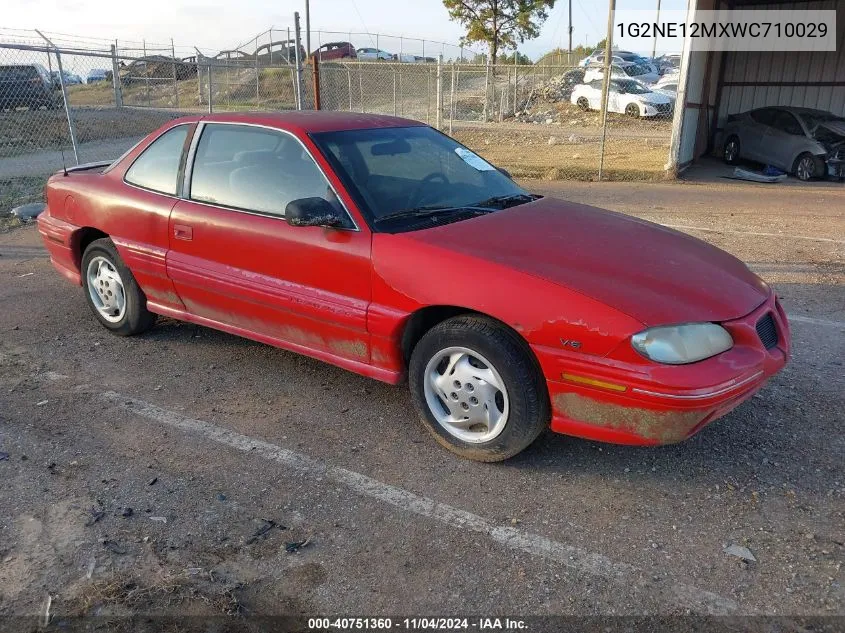 1998 Pontiac Grand Am Se VIN: 1G2NE12MXWC710029 Lot: 40751360