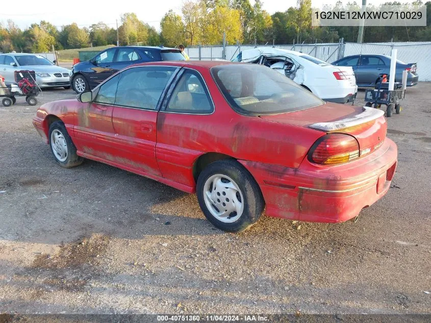 1998 Pontiac Grand Am Se VIN: 1G2NE12MXWC710029 Lot: 40751360