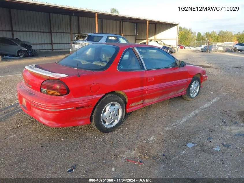 1998 Pontiac Grand Am Se VIN: 1G2NE12MXWC710029 Lot: 40751360